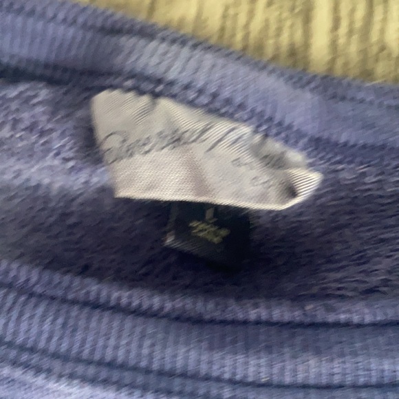 UNIVERSAL THREAD Navy Tie Dye Puff Sleeve Sweatshirt - Large - Picture 3 of 5